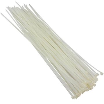 Powermaster 25 cm 3.6 mm Beyaz 100'lü Kablo Bağı