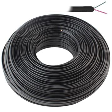 Powermaster 2'li 100 mt Siyah Flat Köken Telefon Kablosu