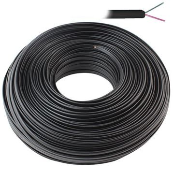 Powermaster 2'li 100 mt Siyah Flat Köken Telefon Kablosu