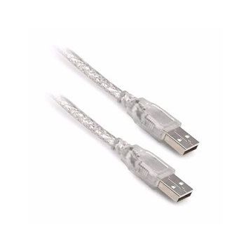 Powermaster 3 m Erkek-Erkek Şeffaf Usb Kablo