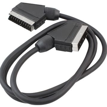 Powermaster 3 mt 7 mm Siyah Poşetli Scart Kablo