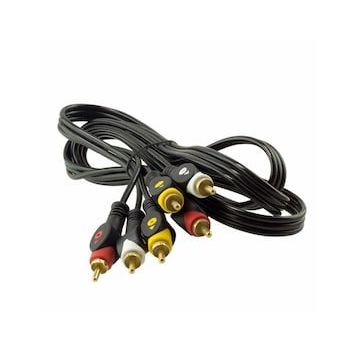 Powermaster 3 RCA + 3 RCA 1.5 mt Kutulu Kablo