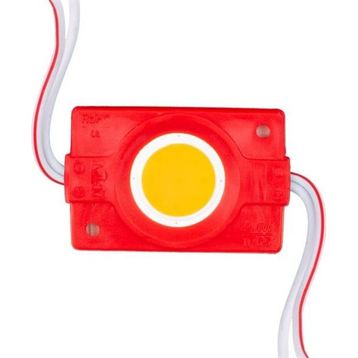 Powermaster 40x22 mm 12 Volt 2.4 Watt Kırmızı COB Led Modül