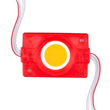 Powermaster 40x22 mm 12 Volt 2.4 Watt Kırmızı COB Led Modül