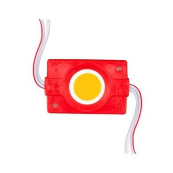 Powermaster 40x22 mm 12 Volt 2.4 Watt Kırmızı COB Led Modül