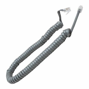 Powermaster 4P/4C Gri Spiral Telefon Kablo