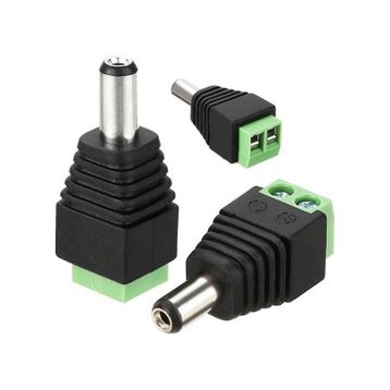 Powermaster 5.5x2.1 mm Power Erkek Konnektör