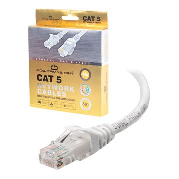 Powermaster 5 m Cat5 Orjinal Başlıklı Ethernet Kablosu