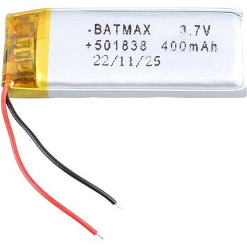 Powermaster 501838 3.7 Volt 400 Mah Lityum Polimer Pil