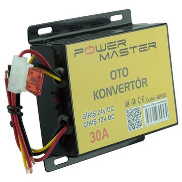 Powermaster 5056 24-12 Volt 30 Amper Oto Konvertör