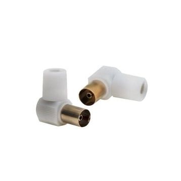 Powermaster 60 Ohm L Dişi Beyaz Anten Fişi