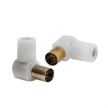 Powermaster 60 Ohm L Dişi Beyaz Anten Fişi