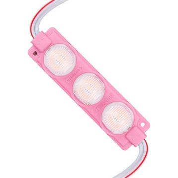 Powermaster 74x20 mm 3030 Çip 12 Volt 3 Watt Pembe Led Modül