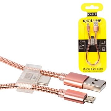 Powermaster Android-Micro Usb Serisi Type C Örgülü Kısa Şarj Data Kablosu