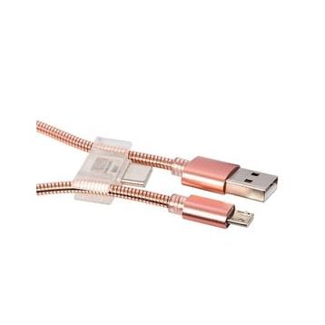Powermaster Android-Micro Usb Serisi Type C Örgülü Kısa Şarj Data Kablosu