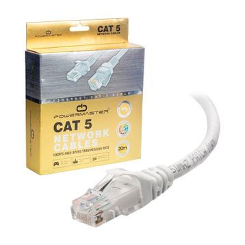 Powermaster Cat 5 20 mt Gri Patch Network Ethernet Kablo