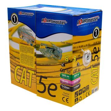 Powermaster Cat 5 305 m Ethernet Network Kablosu