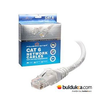 Powermaster Cat 6 20 m Patch Network Ethernet Kablo