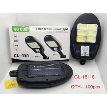 Powermaster CL-181-6 48 Cob Ledli 3 Modlu Sensörlü Solar Sokak Duvar Lambası