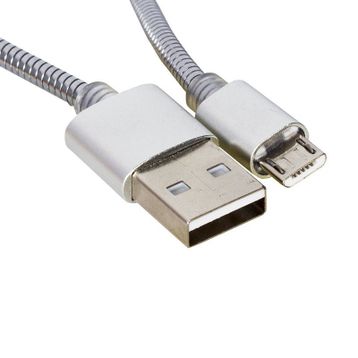 Powermaster Dataline Micro Serisi Örgülü Kısa Şarj Data Kablosu