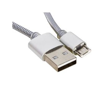 Powermaster Dataline Micro Serisi Örgülü Kısa Şarj Data Kablosu