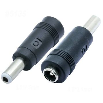 Powermaster Dc 2.1 mm Dişi 2.5 mm Erkek Çevirici Jack Fiş