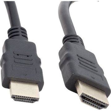 Powermaster Düz Siyah Plastik 30 cm HDMI Kablo