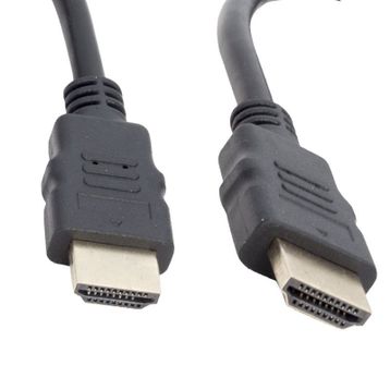 Powermaster Düz Siyah Plastik 30 cm HDMI Kablo
