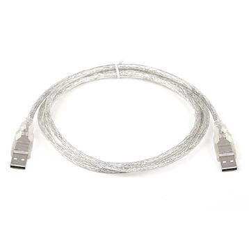 Powermaster Erkek-Erkek Şeffaf 5 m Usb Kablo