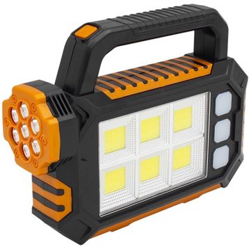 Powermaster HS-8029-7-B 3 Çalışma Modlu 6 Cob Ledli Taşınabilir Solar Lamba