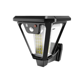 Powermaster HS-V83 Solar Panelli 3 Modlu Kumandalı Hareket Sensörlü 100 SMD Ledli Şarjlı Duvar ve Bahçe Lambası