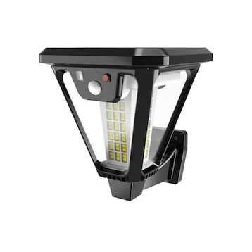 Powermaster HS-V83 Solar Panelli 3 Modlu Kumandalı Hareket Sensörlü 100 SMD Ledli Şarjlı Duvar ve Bahçe Lambası