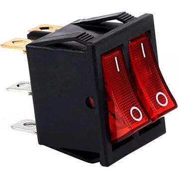 Powermaster IC-101 Kırmızı Işıklı İkili Soba Anahtarı