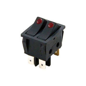 Powermaster IC-102 İkili Işıklı Mercekli Anahtar