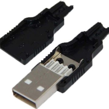Powermaster IC-264A Lehimlenebilir Usb A Erkek Soket