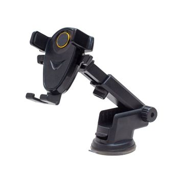 Powermaster JX-007 Vantuzlu Boy Ayarlı Siyah Araç İçi Telefon Tutucu