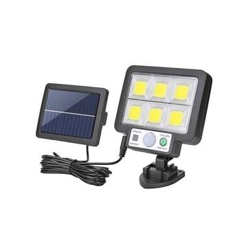 Powermaster JX-F72 Solar Panelli Hareket Sensörlü Üç Modlu Duvar Lambası