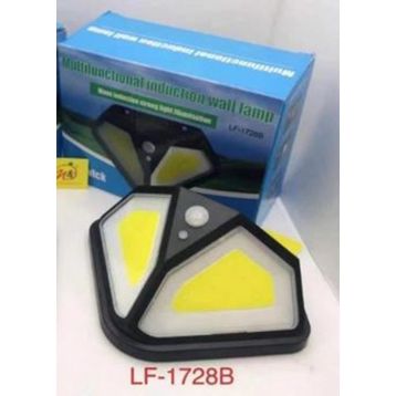 Powermaster LF-1728B Çok Fonksiyonlu 3 Modlu Hareket Sensörlü 50 Cob Ledli İndüksiyon Duvar Lambası