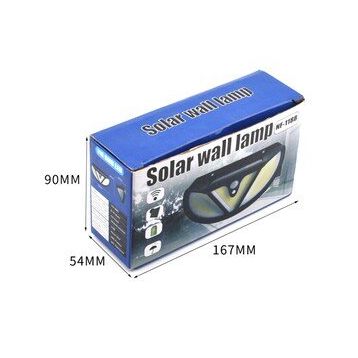 Powermaster MX-118B Cob Ledli Hareket Sensörlü Üç Modlu Solar Duvar Lambası