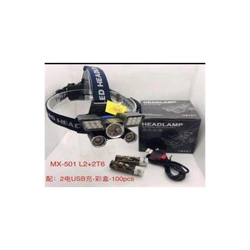 Powermaster MX-501 18+3 Power Ledli Su Geçirmez Kafa Feneri