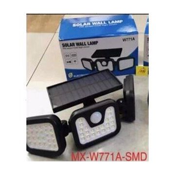 Powermaster MX-W771A Sensörlü 3 Modlu 74 Ledli Solar Aydınlatmalı Duvar Lambası