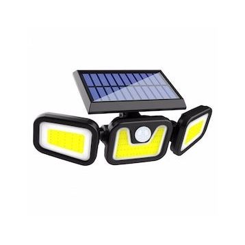 Powermaster MX-W771B Sensörlü 3 Modlu 90 Cob Ledli Solar Aydınlatmalı Duvar Lambası