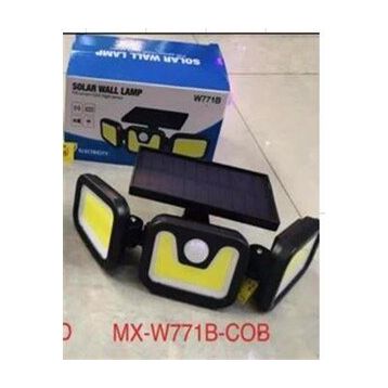 Powermaster MX-W771B Sensörlü 3 Modlu 90 Cob Ledli Solar Aydınlatmalı Duvar Lambası