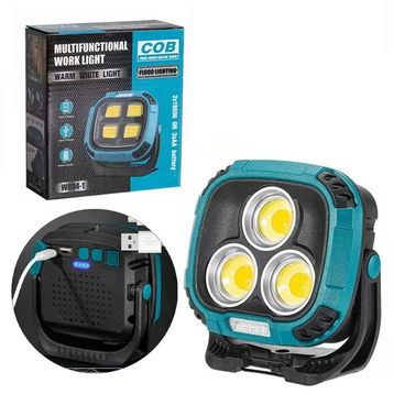 Powermaster MX-W891 7000 lm Şarjlı 3 Modlu 30W Kamp Lambası Işıldak