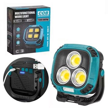 Powermaster MX-W891 7000 lm Şarjlı 3 Modlu 30W Kamp Lambası Işıldak