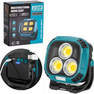 Powermaster MX-W891 7000 lm Şarjlı 3 Modlu 30W Kamp Lambası Işıldak
