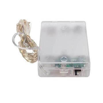 Powermaster Pilli 4 Renkli 3 mt Kablolu Bağ Led