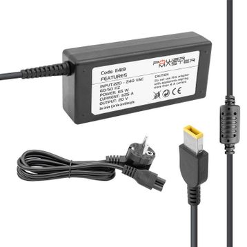 Powermaster PM-11419 20 V 3.25 A IBM-Lenovo USB Tip Uç Notebook Adaptör