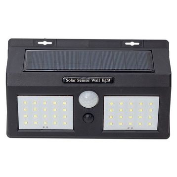 Powermaster PM-14616 Sensörlü Çiftli 40 Solar Duvar Tipi Aplik