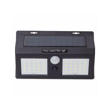 Powermaster PM-14616 Sensörlü Çiftli 40 Solar Duvar Tipi Aplik